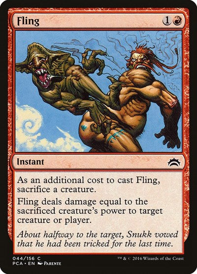 Fling (Planechase Anthology) Near Mint