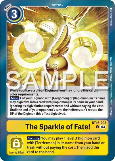 The Sparkle of Fate! (Beginning Observer) Near Mint - Nick Nack's Full Frontal Attack