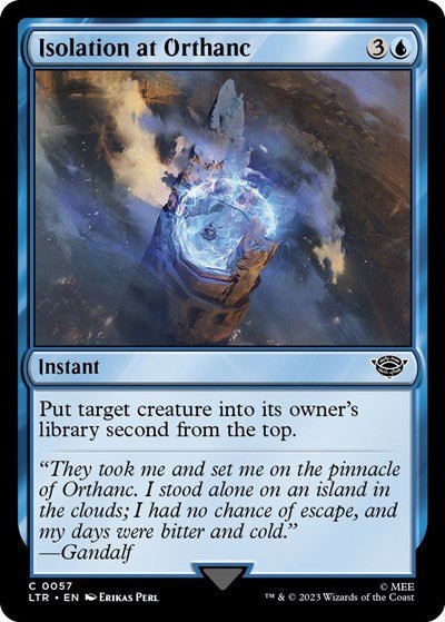 Isolation at Orthanc (Universes Beyond: The Lord of the Rings: Tales of Middle-earth) Near Mint - Nick Nack's Full Frontal Attack