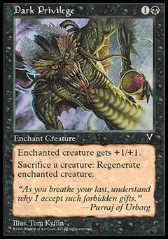 Dark Privilege (Visions) Light Play - Nick Nack's Full Frontal Attack