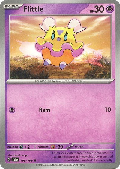 Flittle - 100 (Scarlet and Violet: Base Set) Near Mint - Nick Nack's Full Frontal Attack