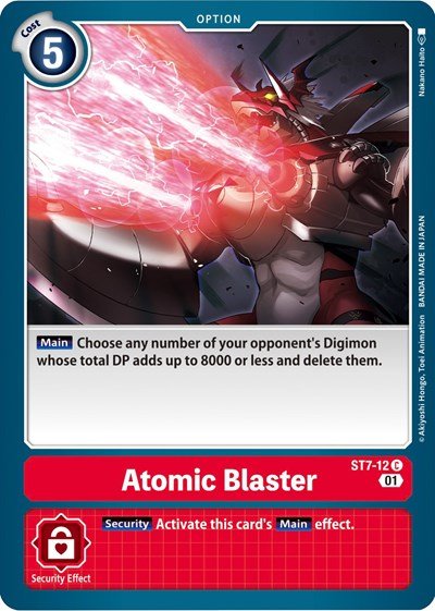 Atomic Blaster (Starter Deck 07: Gallantmon) Near Mint - Nick Nack's Full Frontal Attack