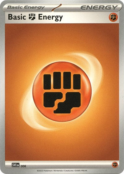 Basic Fighting Energy (Scarlet and Violet: Base Set) Near Mint