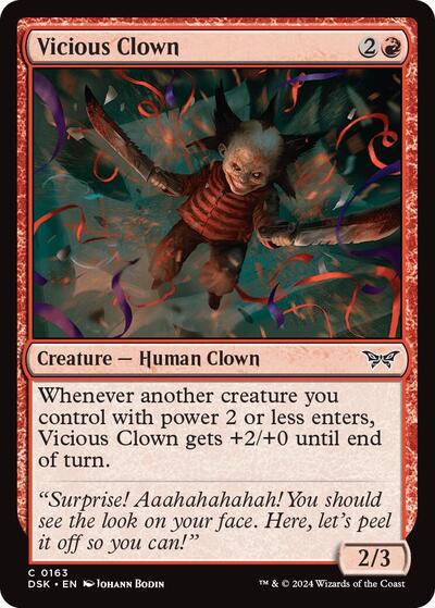 Vicious Clown (Duskmourn: House of Horror) Near Mint - Nick Nack's Full Frontal Attack