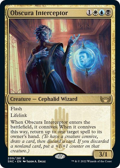 Obscura Interceptor (Streets of New Capenna) Near Mint - Nick Nack's Full Frontal Attack