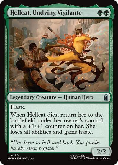 Hellcat, Undying Vigilante (Marvel Super Heroes) Near Mint - Nick Nack's Full Frontal Attack