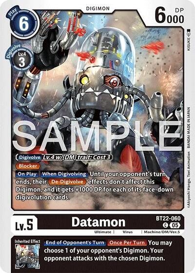 Datamon (Cyber Eden) Near Mint - Nick Nack's Full Frontal Attack