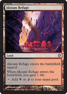 Akoum Refuge (Commander 2013 Edition) Near Mint - Nick Nack's Full Frontal Attack