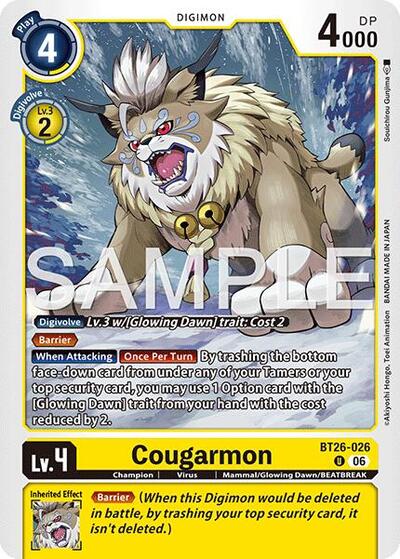 Cougarmon (Timeless Bonds) Near Mint