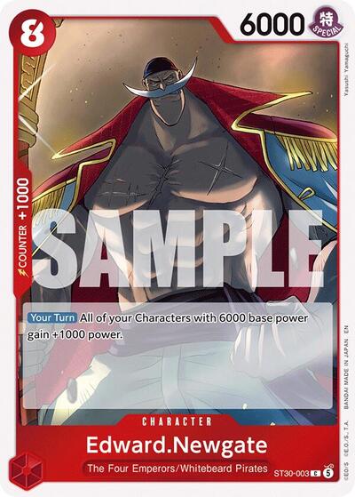 Edward.Newgate (Starter Deck EX: Luffy & Ace) Near Mint