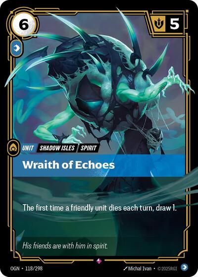 Wraith of Echoes (Origins) Near Mint Foil - Nick Nack's Full Frontal Attack