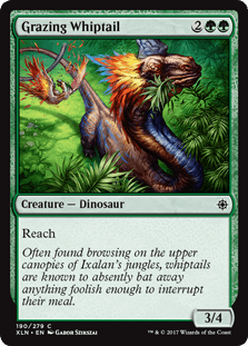 Grazing Whiptail (Ixalan) Near Mint - Nick Nack's Full Frontal Attack
