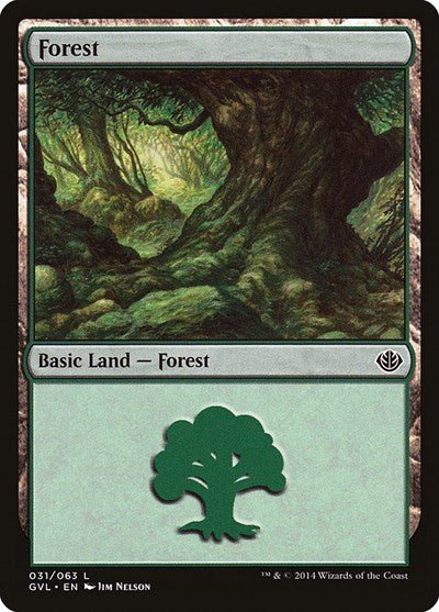 Forest (31) (Garruk vs Liliana) (Duel Decks: Anthology) Near Mint - Nick Nack's Full Frontal Attack