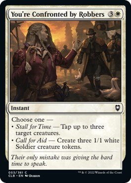 You're Confronted by Robbers (Commander Legends: Battle for Baldur's Gate) Near Mint - Nick Nack's Full Frontal Attack