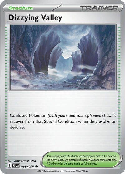 Dizzying Valley (ME02: Phantasmal Flames) Near Mint Reverse Holofoil - Nick Nack's Full Frontal Attack