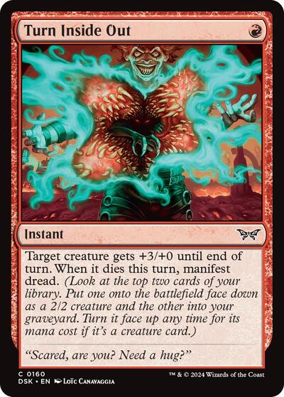 Turn Inside Out (Duskmourn: House of Horror) Near Mint - Nick Nack's Full Frontal Attack