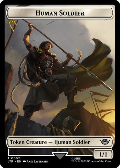 Human Soldier Token (0002) (Universes Beyond: The Lord of the Rings: Tales of Middle-earth) Near Mint