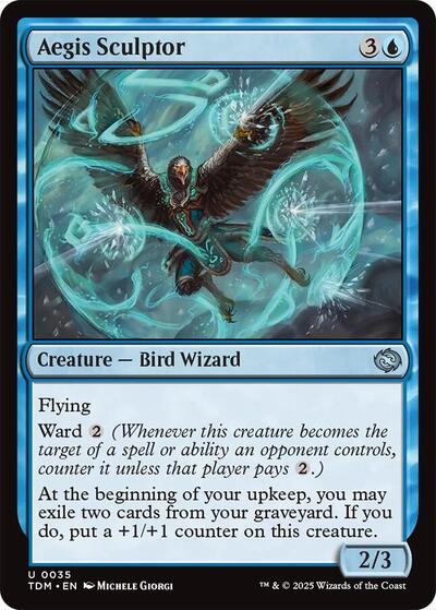 Aegis Sculptor (Tarkir: Dragonstorm) Near Mint - Nick Nack's Full Frontal Attack