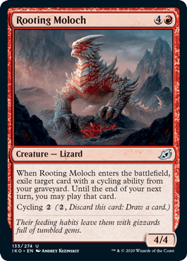 Rooting Moloch (Ikoria: Lair of Behemoths) Near Mint - Nick Nack's Full Frontal Attack