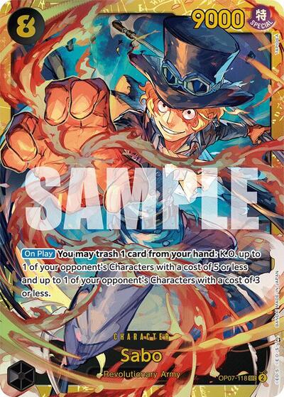 Sabo (500 Years in the Future) Near Mint Foil