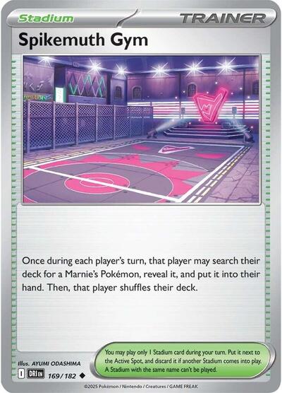 Spikemuth Gym (SV10: Destined Rivals) Near Mint - Nick Nack's Full Frontal Attack