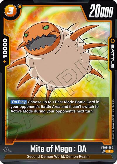Mite of Mega : DA (Rivals Clash) Near Mint Holofoil - Nick Nack's Full Frontal Attack