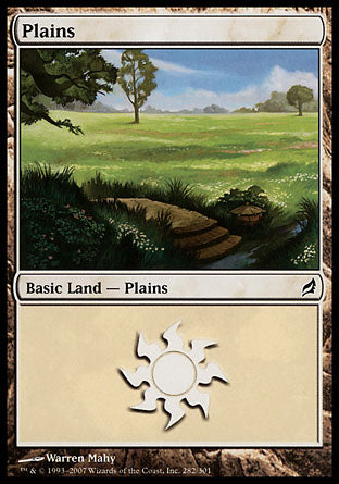 Plains (282) (Lorwyn) Light Play