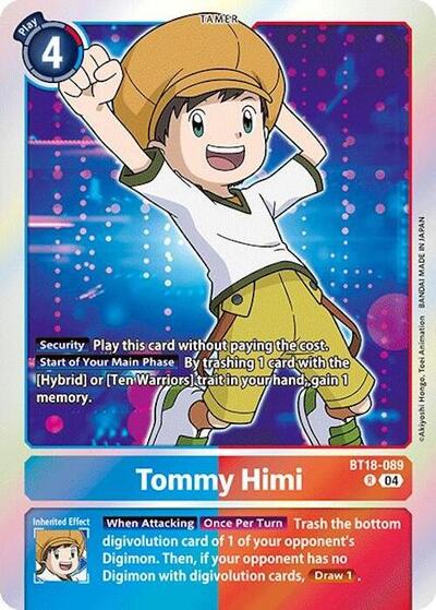Tommy Himi (Release Special Booster 2.0) Near Mint Foil - Nick Nack's Full Frontal Attack