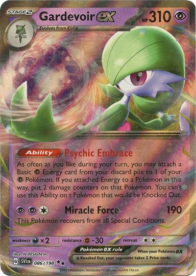 Gardevoir ex - 086 (Scarlet and Violet: Base Set) Near Mint Holofoil