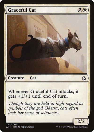 Graceful Cat (Amonkhet) Near Mint - Nick Nack's Full Frontal Attack