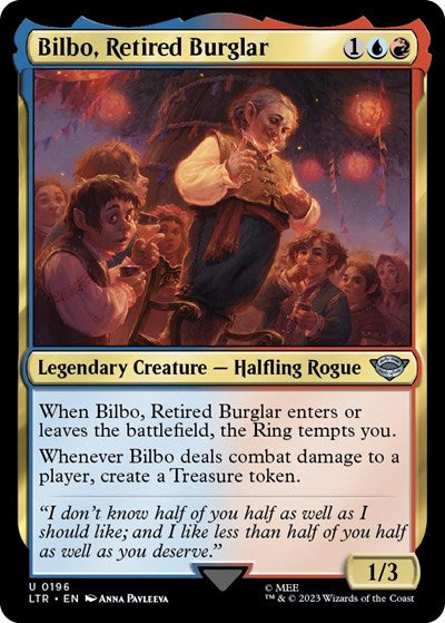 Bilbo, Retired Burglar (Universes Beyond: The Lord of the Rings: Tales of Middle-earth) Near Mint