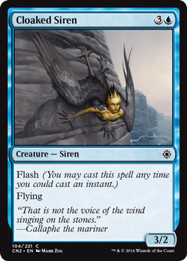 Cloaked Siren (Conspiracy: Take the Crown) Near Mint - Nick Nack's Full Frontal Attack