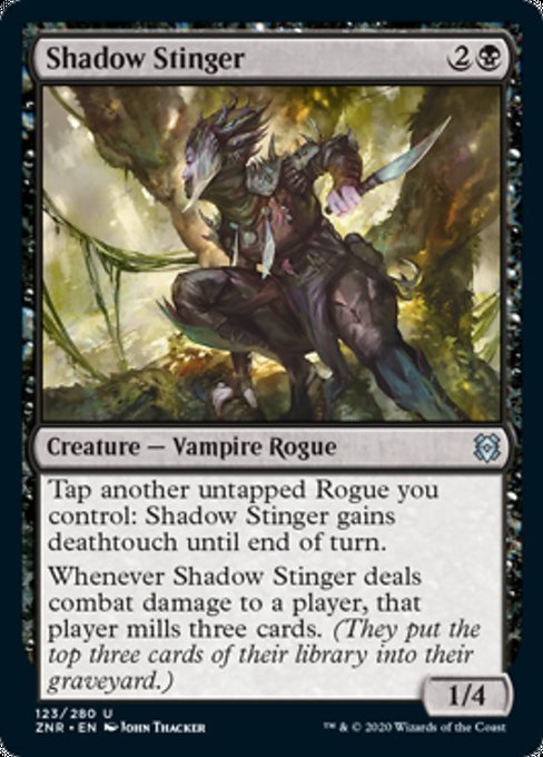 Shadow Stinger (Zendikar Rising) Near Mint - Nick Nack's Full Frontal Attack