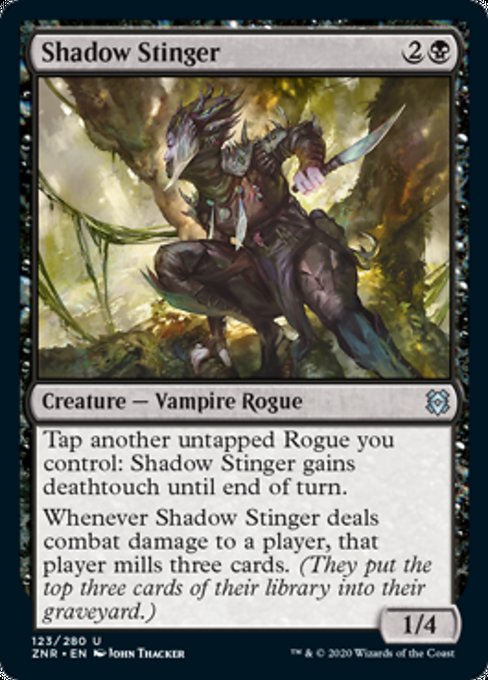 Shadow Stinger (Zendikar Rising) Near Mint - Nick Nack's Full Frontal Attack