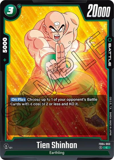 Tien Shinhan FB04-063 (Ultra Limit) Near Mint