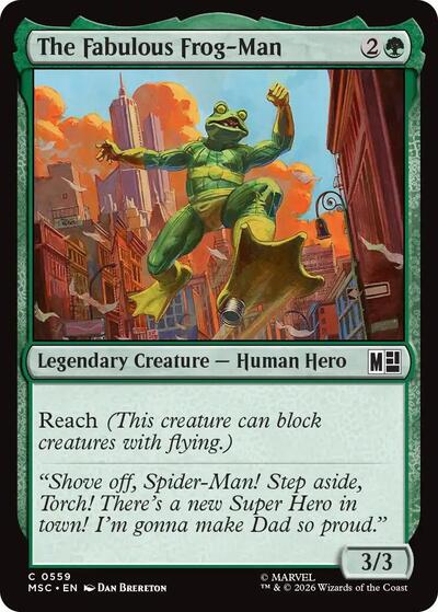 The Fabulous Frog-Man (Commander: Marvel Super Heroes) Near Mint