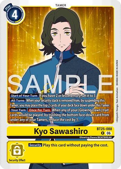 Kyo Sawashiro (Dual Revolution Booster) Near Mint