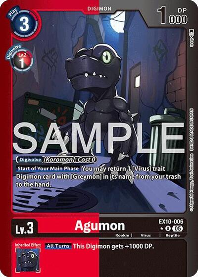 Agumon (Limited Foil) (Sinister Order) Near Mint
