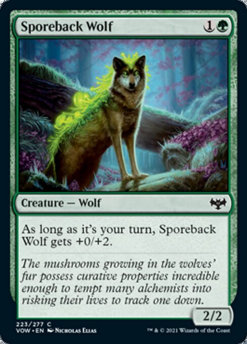 Sporeback Wolf (Innistrad: Crimson Vow) Near Mint - Nick Nack's Full Frontal Attack