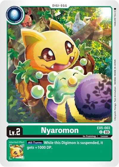 Nyaromon (Animal Colosseum) Near Mint - Nick Nack's Full Frontal Attack