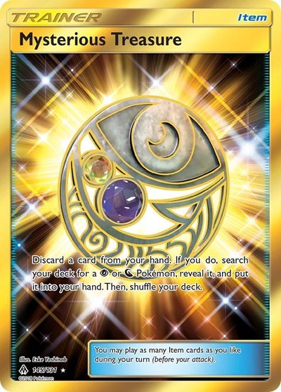 Mysterious Treasure (Secret) (SM - Forbidden Light) Near Mint Holofoil - Nick Nack's Full Frontal Attack
