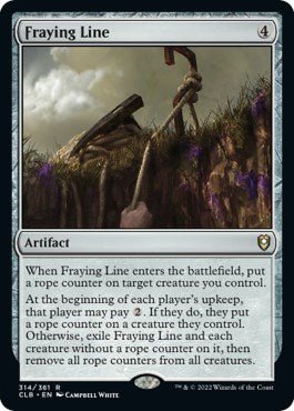 Fraying Line (Commander Legends: Battle for Baldur's Gate) Near Mint - Nick Nack's Full Frontal Attack