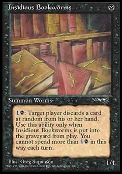 Insidious Bookworms (colony of Worms) (Alliances) Light Play - Nick Nack's Full Frontal Attack