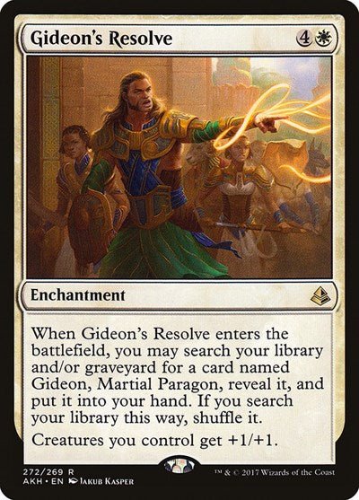 Gideon's Resolve (Amonkhet) Near Mint - Nick Nack's Full Frontal Attack