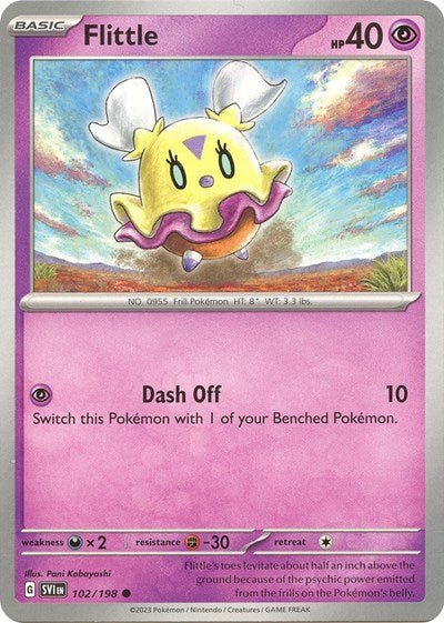 Flittle - 102 (Scarlet and Violet: Base Set) Near Mint - Nick Nack's Full Frontal Attack