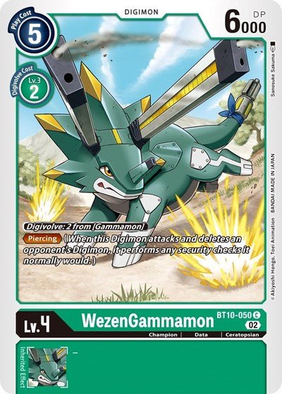 WezenGammamon (Xros Encounter) Near Mint - Nick Nack's Full Frontal Attack