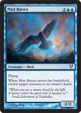 Mist Raven (Avacyn Restored) Light Play
