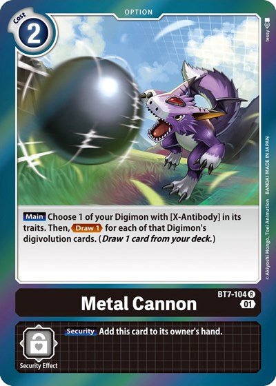 Metal Cannon (The Next Adventure) Near Mint Foil - Nick Nack's Full Frontal Attack