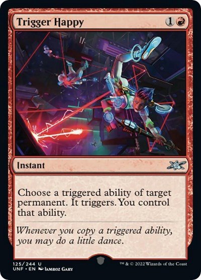 Trigger Happy (Unfinity) Near Mint - Nick Nack's Full Frontal Attack