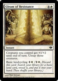 Gleam of Resistance (Conflux) Light Play - Nick Nack's Full Frontal Attack